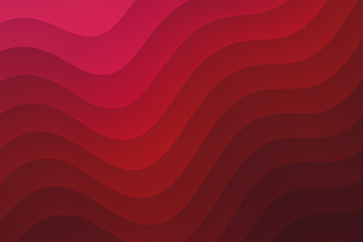 AI generated image of abstract multicoloured waveforms.
