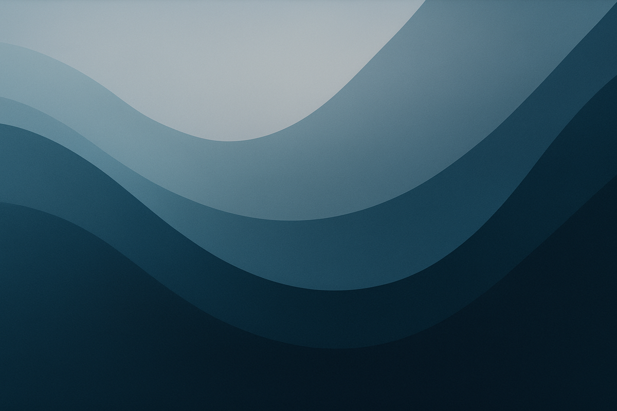 AI generated image of abstract multicoloured waveforms.