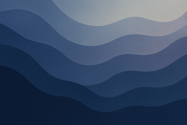AI generated image of abstract multicoloured waveforms.